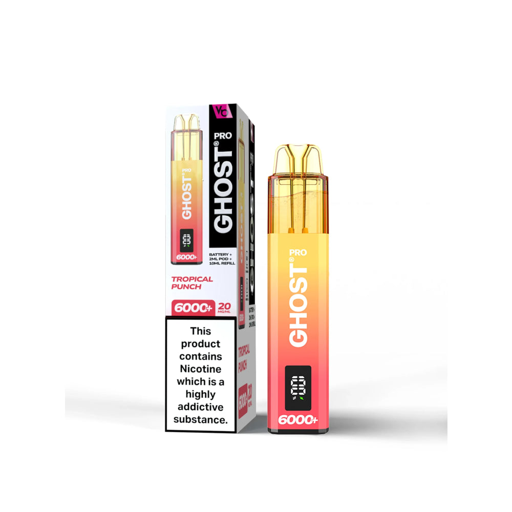 Ghost Pro 6000+ Puffs Disposable Vape (Box of 10)