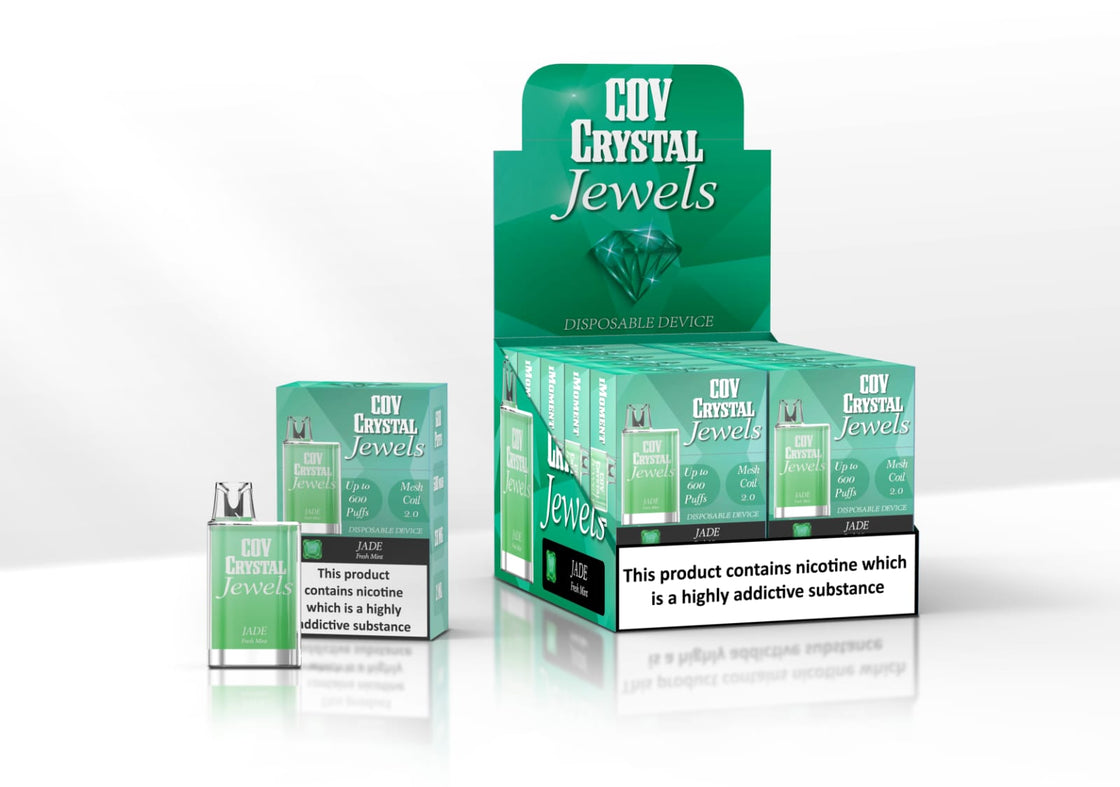 COV Crystal Jewels 600 Puff Disposable Vape Pod - 20mg - #Simbavapes#