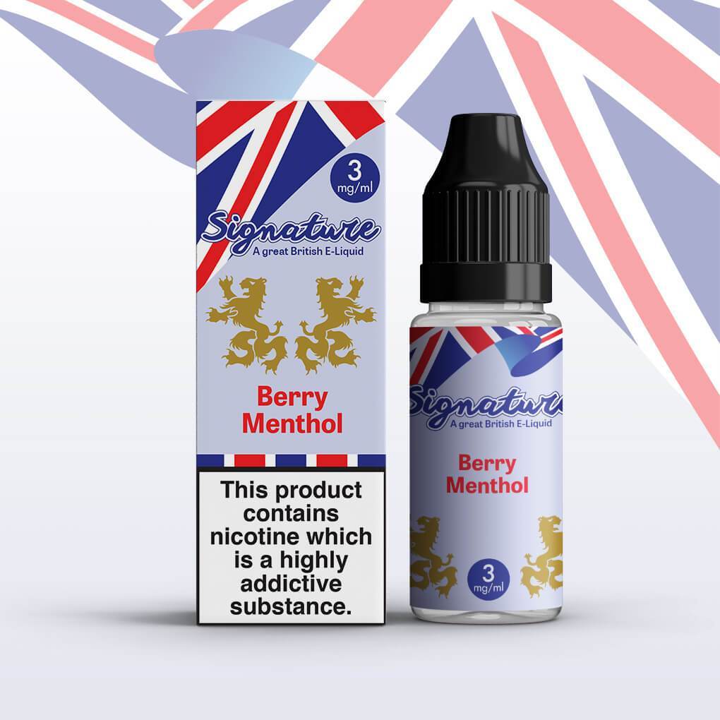 Signature - Berry Menthol - 10ml E-liquids (Pack of 10)